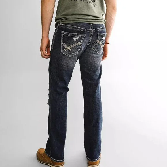 BKE Jake Boot Stretch Jean: 33x32 - Picture 8 of 11